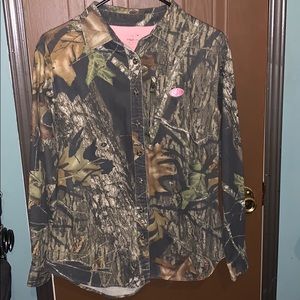 Concealed Carry button up mossy oak